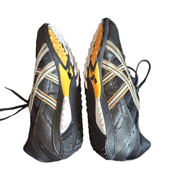 Asics GY606 Hyper XC Black, Silver & Gold Track & Field Shoes Spikes Size 11.5 - Picture 5 of 12